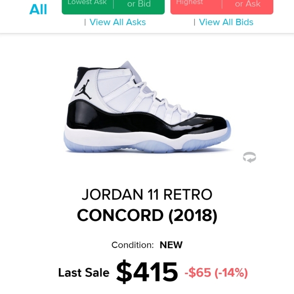 Men's Jordan 11 Retro Concord - Picture 8 of 8